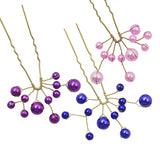Fashion Wedding Bridal Bridesmaid Faux Pearls Hair Pins Clips Comb Headwear