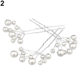 Fashion Wedding Bridal Bridesmaid Faux Pearls Hair Pins Clips Comb Headwear