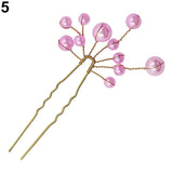 Fashion Wedding Bridal Bridesmaid Faux Pearls Hair Pins Clips Comb Headwear