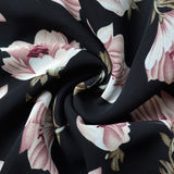 Sexy Summer Flower Printed Loose Short Sleeve Dress Women Casual V Neck