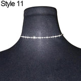 Fashion Shiny Rhinestone Bra Chest Body Chain Harness Necklace Jewelry Charm