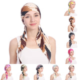 Fashion Floral Printed Breathable Women Head Wrap Hat Muslim Hijab Turban Decor
