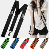 Unisex Elastic Y-Shape Braces Men's Women's Adjustable Clip-on Suspenders - ENSEIGNE DENIS
