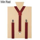 Unisex Elastic Y-Shape Braces Men's Women's Adjustable Clip-on Suspenders - ENSEIGNE DENIS