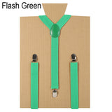 Unisex Elastic Y-Shape Braces Men's Women's Adjustable Clip-on Suspenders - ENSEIGNE DENIS