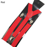 Unisex Elastic Y-Shape Braces Men's Women's Adjustable Clip-on Suspenders - ENSEIGNE DENIS