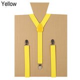 Unisex Elastic Y-Shape Braces Men's Women's Adjustable Clip-on Suspenders - ENSEIGNE DENIS