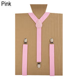 Unisex Elastic Y-Shape Braces Men's Women's Adjustable Clip-on Suspenders - ENSEIGNE DENIS