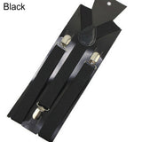 Unisex Elastic Y-Shape Braces Men's Women's Adjustable Clip-on Suspenders - ENSEIGNE DENIS