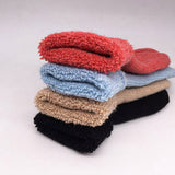 Winter Toddler Baby Boy Girl Solid Color Thicken Warm Stretchy Thermal Socks
