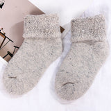 Winter Toddler Baby Boy Girl Solid Color Thicken Warm Stretchy Thermal Socks
