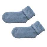 Winter Toddler Baby Boy Girl Solid Color Thicken Warm Stretchy Thermal Socks