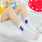 5 Pairs Cartoon Stripe Autumn Winter Baby Children Soft Breathable Cotton Socks