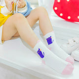 5 Pairs Cartoon Stripe Autumn Winter Baby Children Soft Breathable Cotton Socks