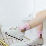 5 Pairs Cartoon Stripe Autumn Winter Baby Children Soft Breathable Cotton Socks