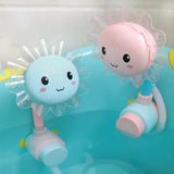 Lovely Sunflower Kids Baby Shower Faucet Spout Bathing Water Play Sprinkler Toy