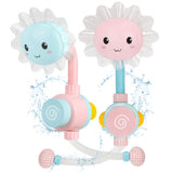 Lovely Sunflower Kids Baby Shower Faucet Spout Bathing Water Play Sprinkler Toy