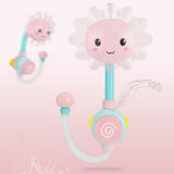 Lovely Sunflower Kids Baby Shower Faucet Spout Bathing Water Play Sprinkler Toy