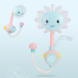 Lovely Sunflower Kids Baby Shower Faucet Spout Bathing Water Play Sprinkler Toy