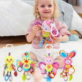Cute Bird/Butterfly/Rabbit Doll Baby Crib Bed Soft Hanging Rattles Stroller Toy