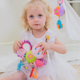 Cute Bird/Butterfly/Rabbit Doll Baby Crib Bed Soft Hanging Rattles Stroller Toy