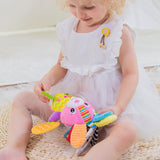 Cute Bird/Butterfly/Rabbit Doll Baby Crib Bed Soft Hanging Rattles Stroller Toy