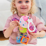 Cute Bird/Butterfly/Rabbit Doll Baby Crib Bed Soft Hanging Rattles Stroller Toy
