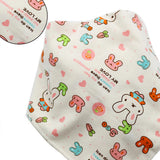 Infant Baby Letter Heart Tree Bib Feeding Saliva Towel Cotton Triangle Bandana