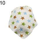 Infant Baby Letter Heart Tree Bib Feeding Saliva Towel Cotton Triangle Bandana
