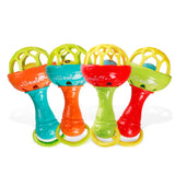 Rattle Toy Baby Intelligence Grasping Gums Hand Bell Sound Funny Birthday Gift