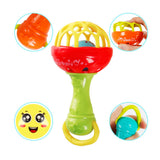 Rattle Toy Baby Intelligence Grasping Gums Hand Bell Sound Funny Birthday Gift