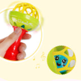 Rattle Toy Baby Intelligence Grasping Gums Hand Bell Sound Funny Birthday Gift