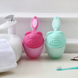 Bathroom Children Baby Shower Shampoo Rinse Cup Cartoon Bear Hair Washing Spoon