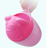 Bathroom Children Baby Shower Shampoo Rinse Cup Cartoon Bear Hair Washing Spoon