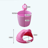 Bathroom Children Baby Shower Shampoo Rinse Cup Cartoon Bear Hair Washing Spoon