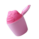 Bathroom Children Baby Shower Shampoo Rinse Cup Cartoon Bear Hair Washing Spoon
