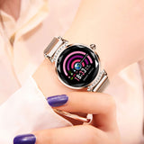 Smart Watch Fashion Women 3D Diamond Glass Heart Rate Blood Pressure Sleep Monitor Smartwatch Best Gift - ENSEIGNE DENIS