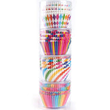 100Pcs Colorful Rainbow Cupcake Cake Case Muffin Baking Cup Birthday Party Decor