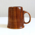 300-400ml Wooden Beer Tea Coffee Milk Water Cup Kitchen Bar Teaware Handle Mug