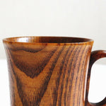 300-400ml Wooden Beer Tea Coffee Milk Water Cup Kitchen Bar Teaware Handle Mug