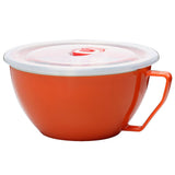 Stainless Steel Heat Insulation Anti-scald Instant Noodle Handle Bowl with Lid