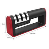 3-Stage Handheld Home Kitchen Knife Sharpener Grinder Sharpening Polishing Stone