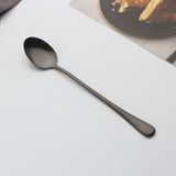 Stainless Steel Long Handle Spoon Flatware Coffee Drinking Tool Kitchen Gadget
