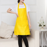 Solid Color Oil-resistant Restaurant Home Kitchen Cooking Protective Apron