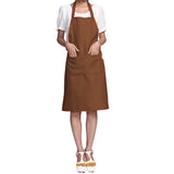 Solid Color Oil-resistant Restaurant Home Kitchen Cooking Protective Apron