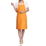 Solid Color Oil-resistant Restaurant Home Kitchen Cooking Protective Apron