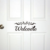 Welcome Wall Decal Home Door DIY Removable PVC Sticker Art Entryway Mural Decor