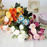 1Pc Artificial Flower Rose Home Garden Party Wedding DIY Photography Props Decor