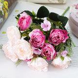 1Pc Artificial Flower Rose Home Garden Party Wedding DIY Photography Props Decor