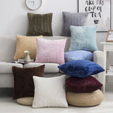 Plush Case Throw Pillow Cushion Cover Sofa Bed Car Cafe Office Room Decoration